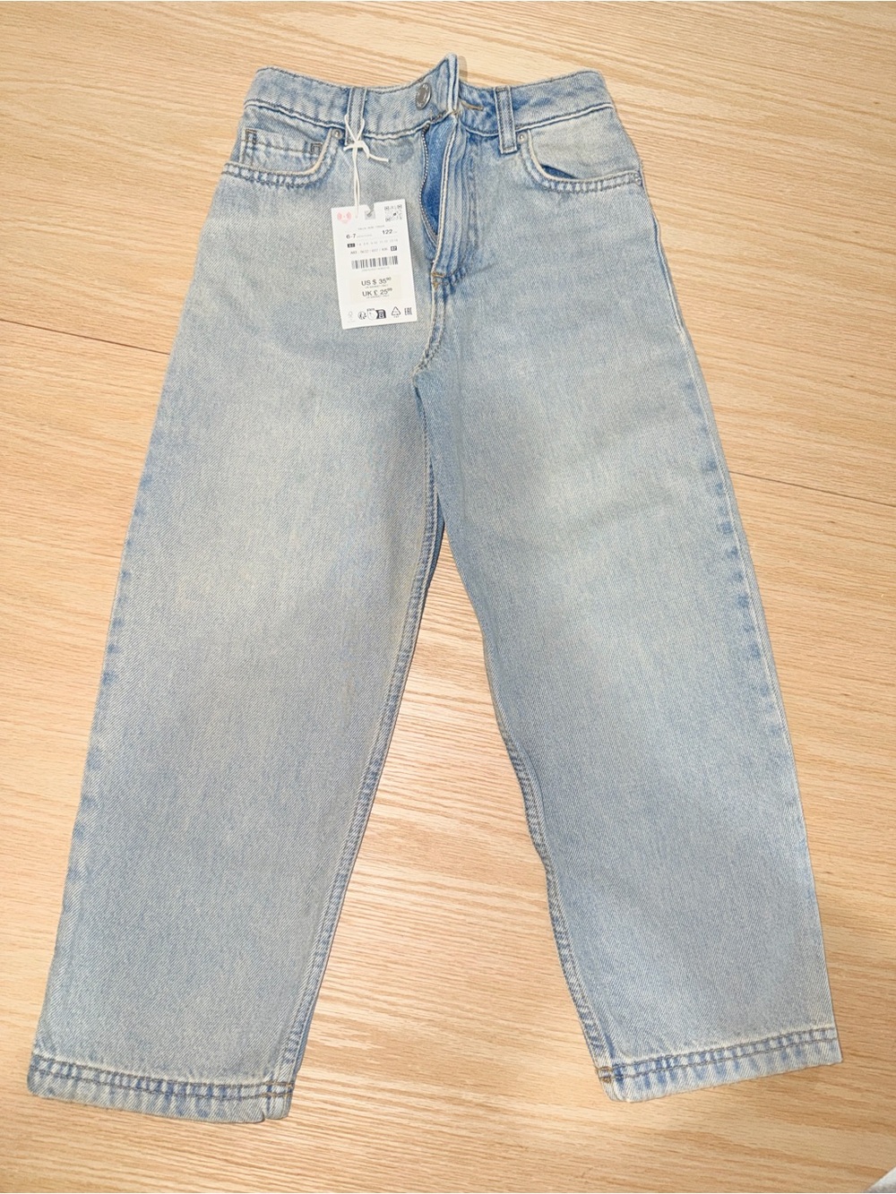 Zara Light Blue Denim Jeans